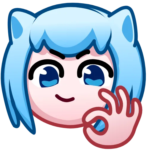 Стикер 24 Nya Emoji