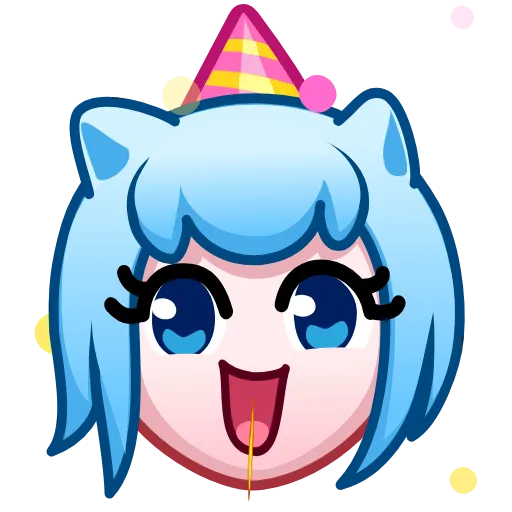 Стикер 11 Nya Emoji