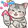 Стикер 55 Nyanko