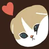 Стикер 23 🥰 Видеоанимированный набор эмоджи с анимешным котиком Нянко