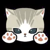 Стикер 59 🥰 Видеоанимированный набор эмоджи с анимешным котиком Нянко