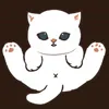 Стикер 27 🥰 Видеоанимированный набор эмоджи с анимешным котиком Нянко