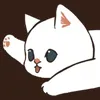 Стикер 24 🥰 Видеоанимированный набор эмоджи с анимешным котиком Нянко