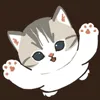 Стикер 28 🥰 Видеоанимированный набор эмоджи с анимешным котиком Нянко