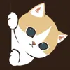 Стикер 9 🥰 Видеоанимированный набор эмоджи с анимешным котиком Нянко
