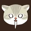 Стикер 21 🥰 Видеоанимированный набор эмоджи с анимешным котиком Нянко