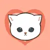 Стикер 6 🥰 Видеоанимированный набор эмоджи с анимешным котиком Нянко