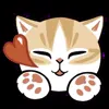 Стикер 46 🥰 Видеоанимированный набор эмоджи с анимешным котиком Нянко
