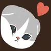 Стикер 22 🥰 Видеоанимированный набор эмоджи с анимешным котиком Нянко
