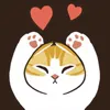 Стикер 5 🥰 Видеоанимированный набор эмоджи с анимешным котиком Нянко