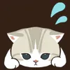 Стикер 32 🥰 Видеоанимированный набор эмоджи с анимешным котиком Нянко