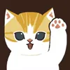 Стикер 40 🥰 Видеоанимированный набор эмоджи с анимешным котиком Нянко