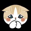 Стикер 60 🥰 Видеоанимированный набор эмоджи с анимешным котиком Нянко