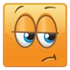 Стикер 22 Смайлики 😁 из Одноклассников 😃🙂😟😐😳☺️😢😁