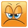 Стикер 2 Смайлики 😁 из Одноклассников 😃🙂😟😐😳☺️😢😁