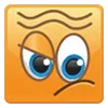 Стикер 26 Смайлики 😁 из Одноклассников 😃🙂😟😐😳☺️😢😁