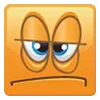 Стикер 7 Смайлики 😁 из Одноклассников 😃🙂😟😐😳☺️😢😁