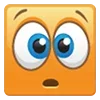 Стикер 14 Смайлики 😁 из Одноклассников 😃🙂😟😐😳☺️😢😁