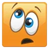 Стикер 23 Смайлики 😁 из Одноклассников 😃🙂😟😐😳☺️😢😁