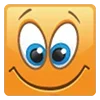 Стикер 4 Смайлики 😁 из Одноклассников 😃🙂😟😐😳☺️😢😁