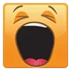 Стикер 15 Смайлики 😁 из Одноклассников 😃🙂😟😐😳☺️😢😁