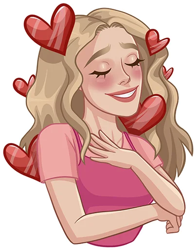 🥰 Стикер «Охтинка» для Telegram