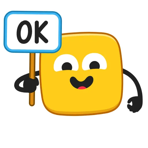 Стикер 8 👌 OK Emojis - эмоции это ок! (Одноклассники)