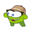 Стикер 3 Om Nelle Emoji