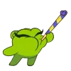 Стикер 26 Om Nelle Emoji