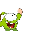 Стикер 13 Om Nom Emoji