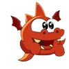 Стикер 41 Om Nom Emoji