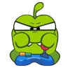 Стикер 6 Om Nom Emoji