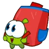 Стикер 55 Om Nom Emoji