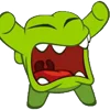 Стикер 44 Om Nom Emoji