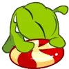 Стикер 50 Om Nom Emoji