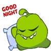 Стикер 57 Om Nom Emoji