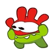 Стикер 60 Om Nom Emoji
