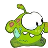 Стикер 36 Om Nom Emoji