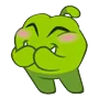 Стикер 46 Om Nom Emoji
