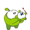 Стикер 45 Om Nom Emoji