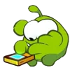 Стикер 32 Om Nom Emoji