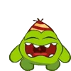 Стикер 43 Om Nom Emoji