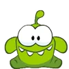 Стикер 59 Om Nom Emoji