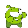 Стикер 48 Om Nom Emoji