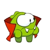 Стикер 25 Om Nom Emoji