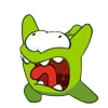 Стикер 7 Om Nom Emoji