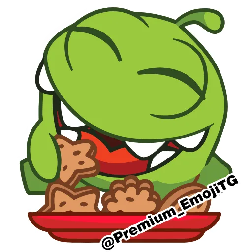 🩷 Эмодзи «Om Nom» для Telegram