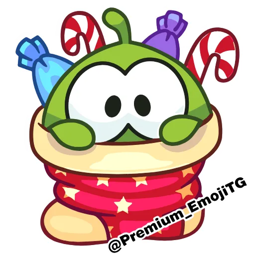 🩷 Эмодзи «Om Nom» для Telegram