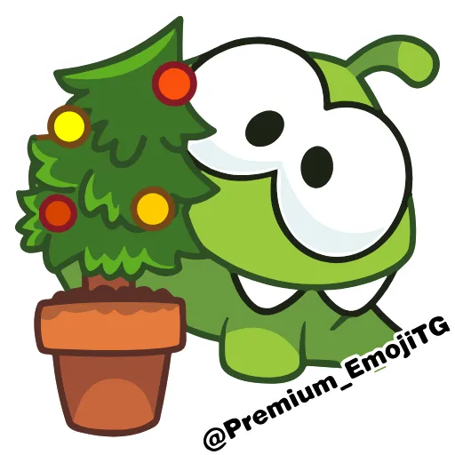 🩷 Эмодзи «Om Nom» для Telegram