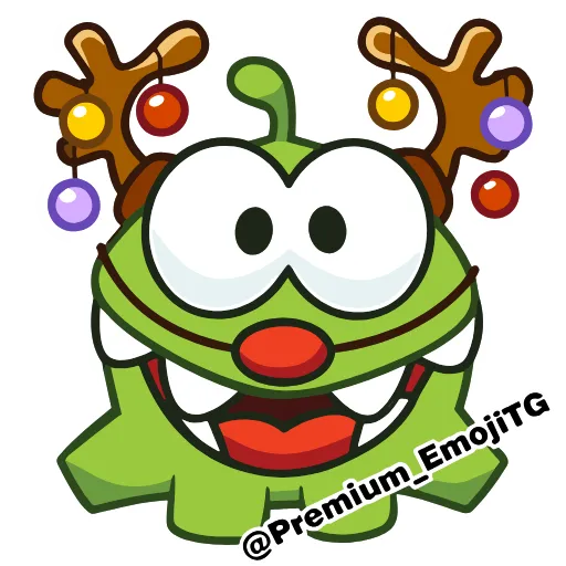 🦌 Эмодзи «Om Nom» для Telegram